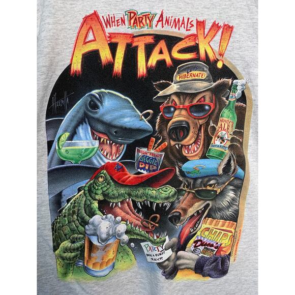 Vintage 2000 Jimmy Buffett Margaritaville Spring Break Party Animals Shirt L - Picture 5 of 5